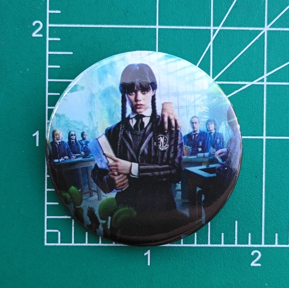2/$10 Wednesday Button Pin Style 2 - Picture 1 of 3